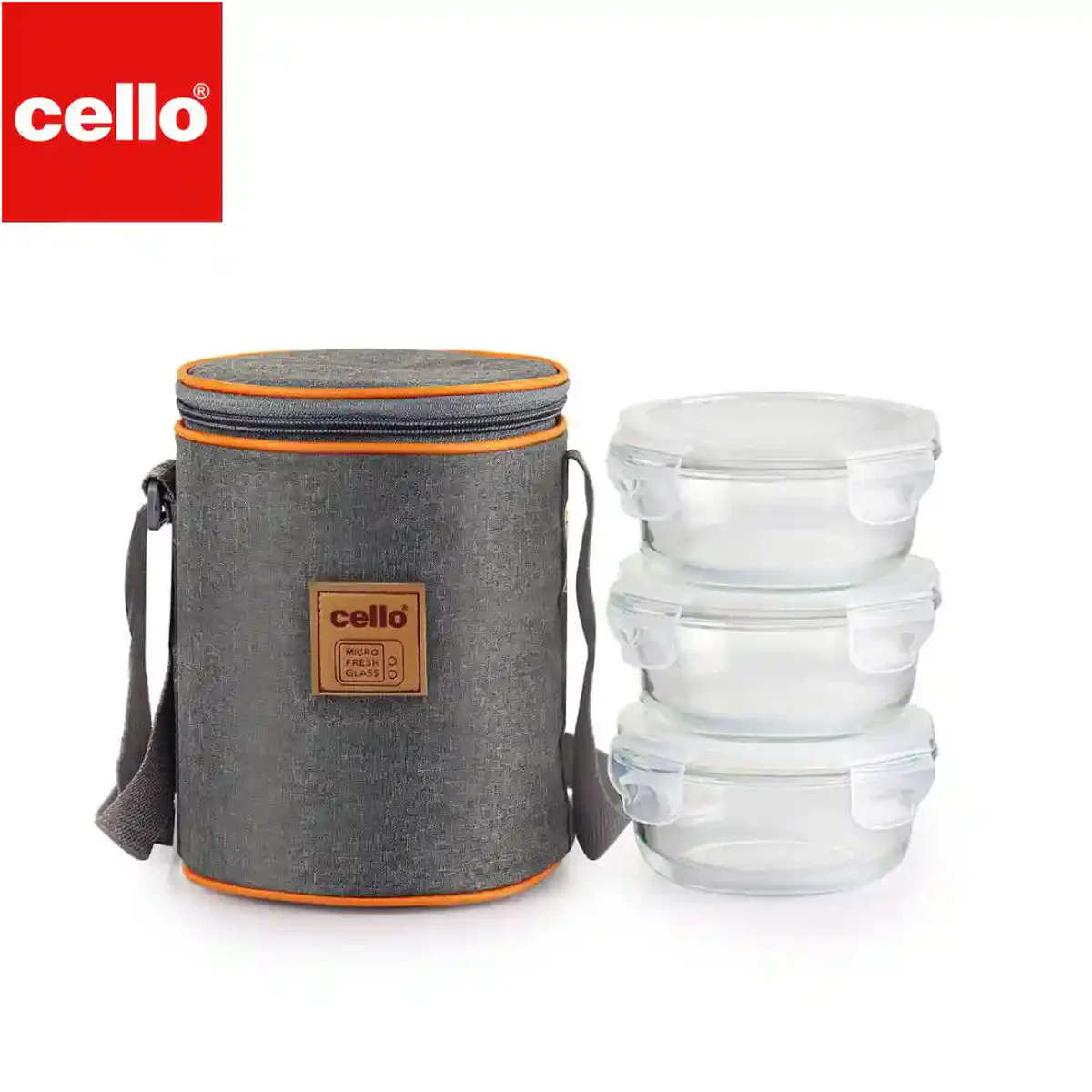 CELLO GLASS LUNCH BOX