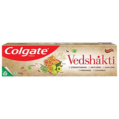 COLGATE VEDSHAKTI TOOTHPASTE 140GM