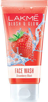 LAKME BLUSH & GLOW FACE WASH STRAWBERY *