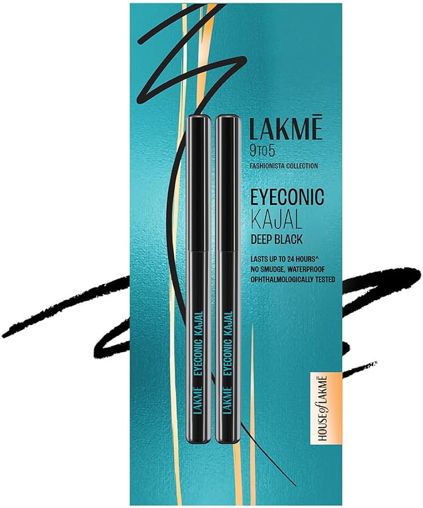 LAKME 9 TO 5 EYECONIC KAJAL DEEP BLACK