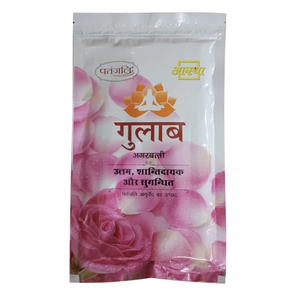 AASTHA AGARBATTI ZIPPER ROSE.