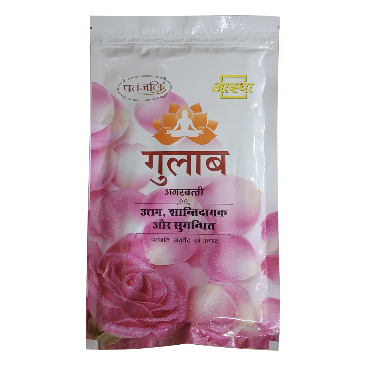 AASTHA AGARBATTI ZIPPER ROSE.