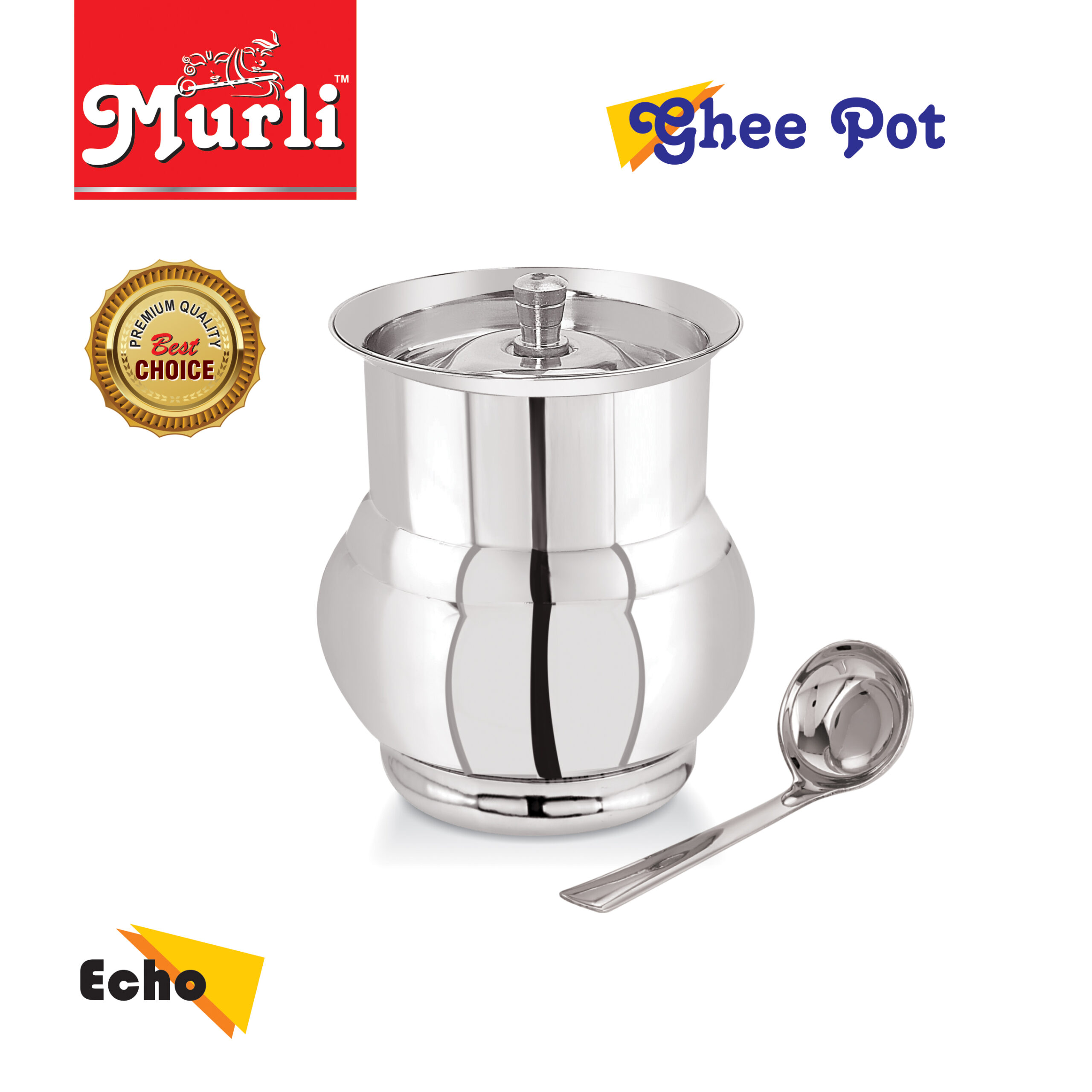 MURLI GHEE POT LARGE