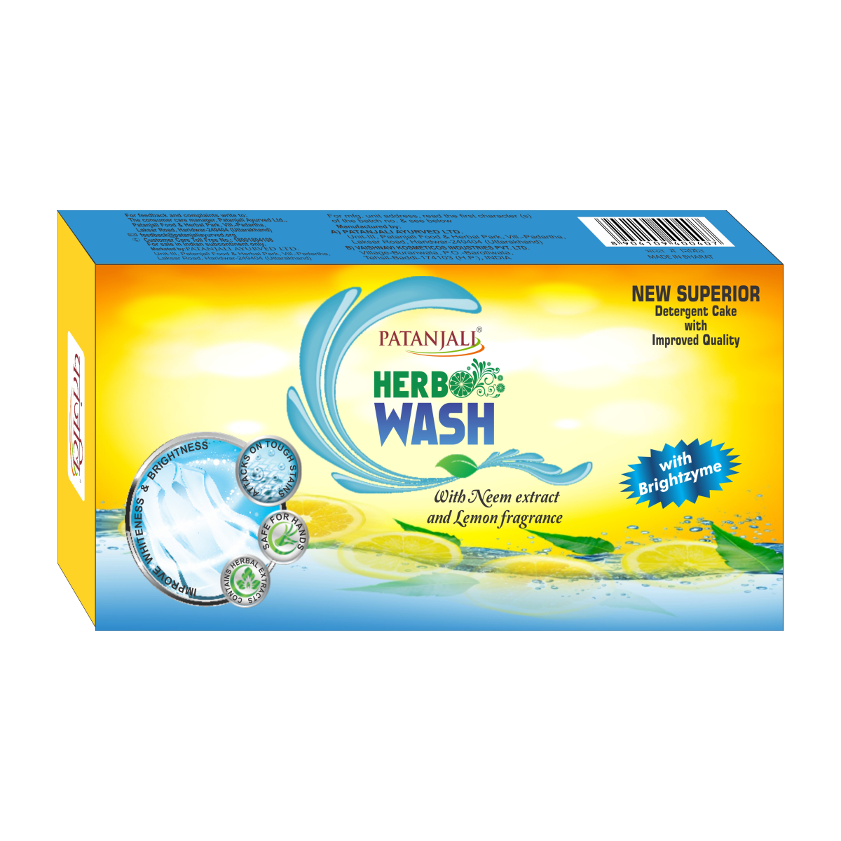 PNJ HERBO WASH DETERGENT CAKE