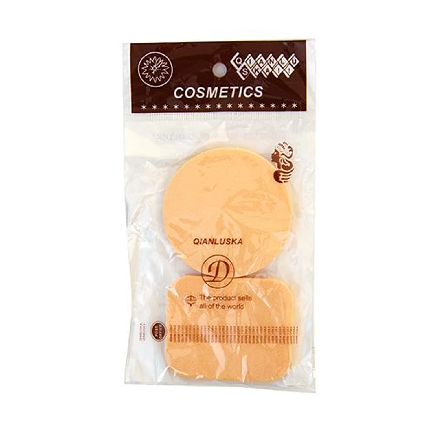 COSMETICS POWDER PUFF