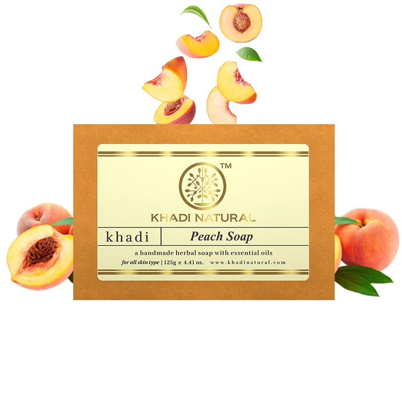 KHADI PEACH FLOVOR SOAP 125 GRM