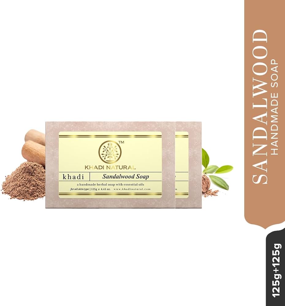 KHADI SANDALWOOD FLAVOR SOAP 125 GRM