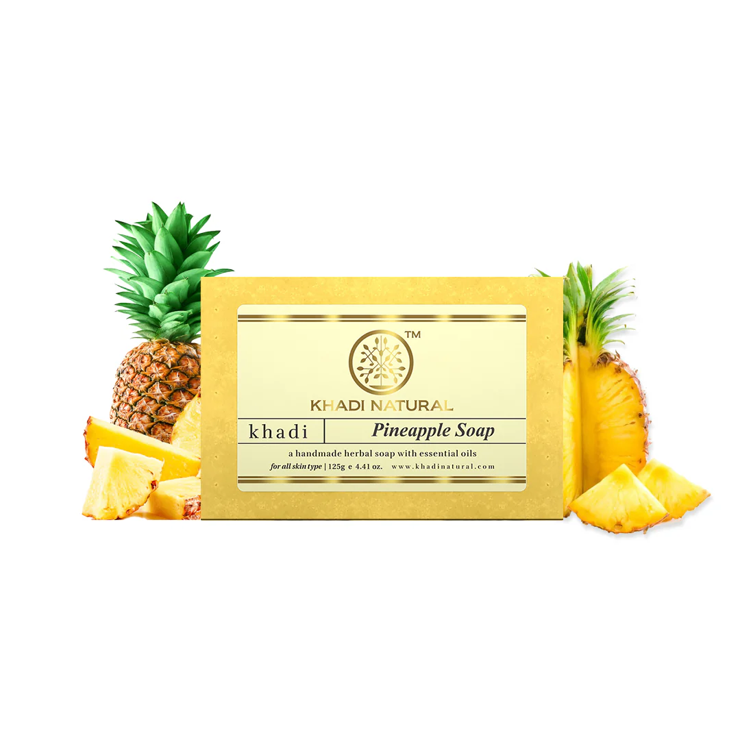 KHADI PINEAPPLE FLAVOR SOAP 125 GRM
