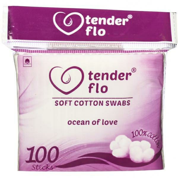 TENDER FLO SOFT COTTON SWABS