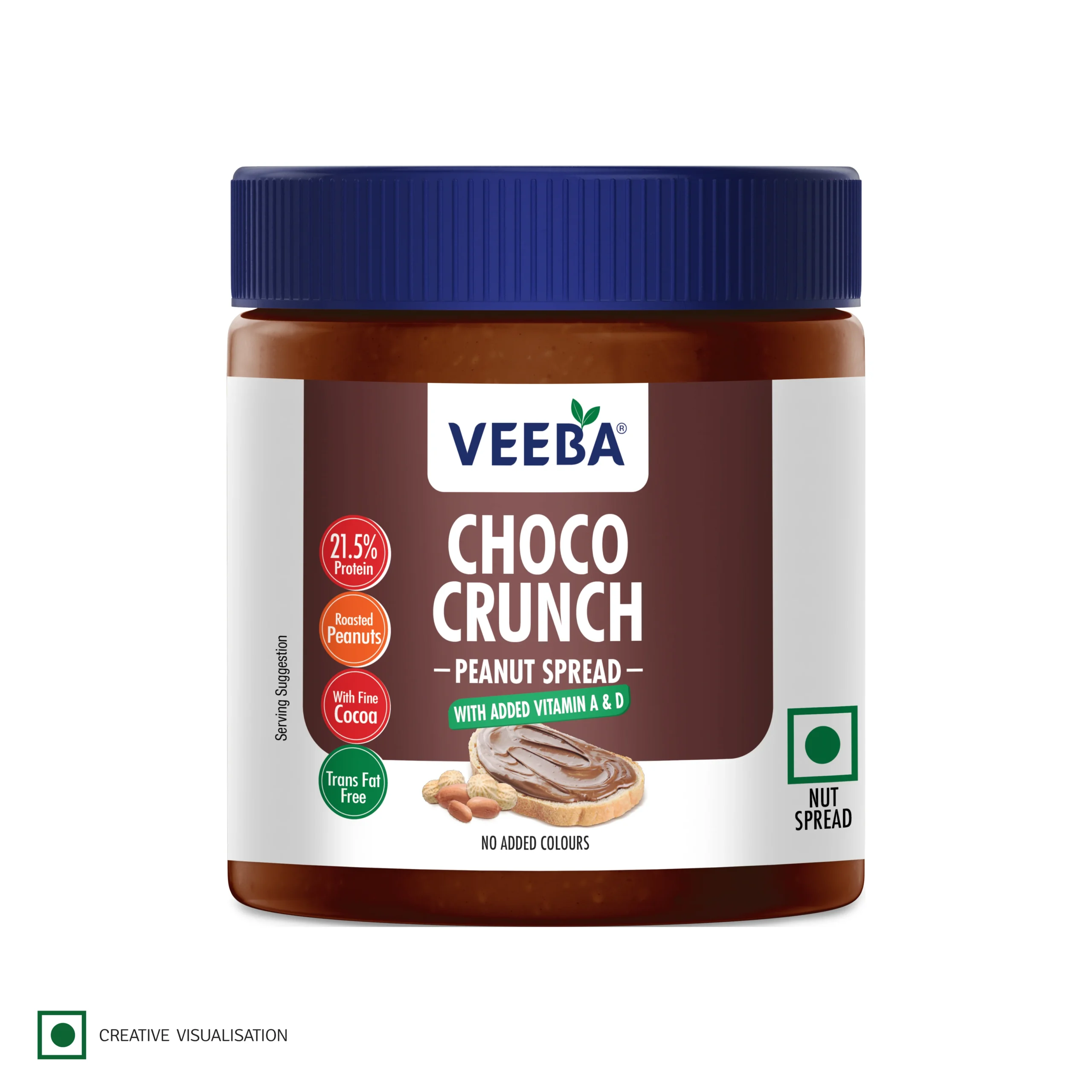VEEBA CHOCO CRUNCH PEANUT SPREAD