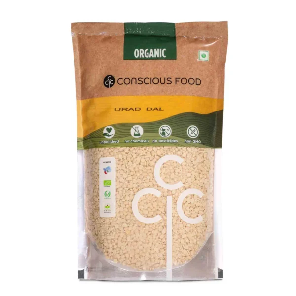 CONSCIOUS FOOD URAD DAL 500 G