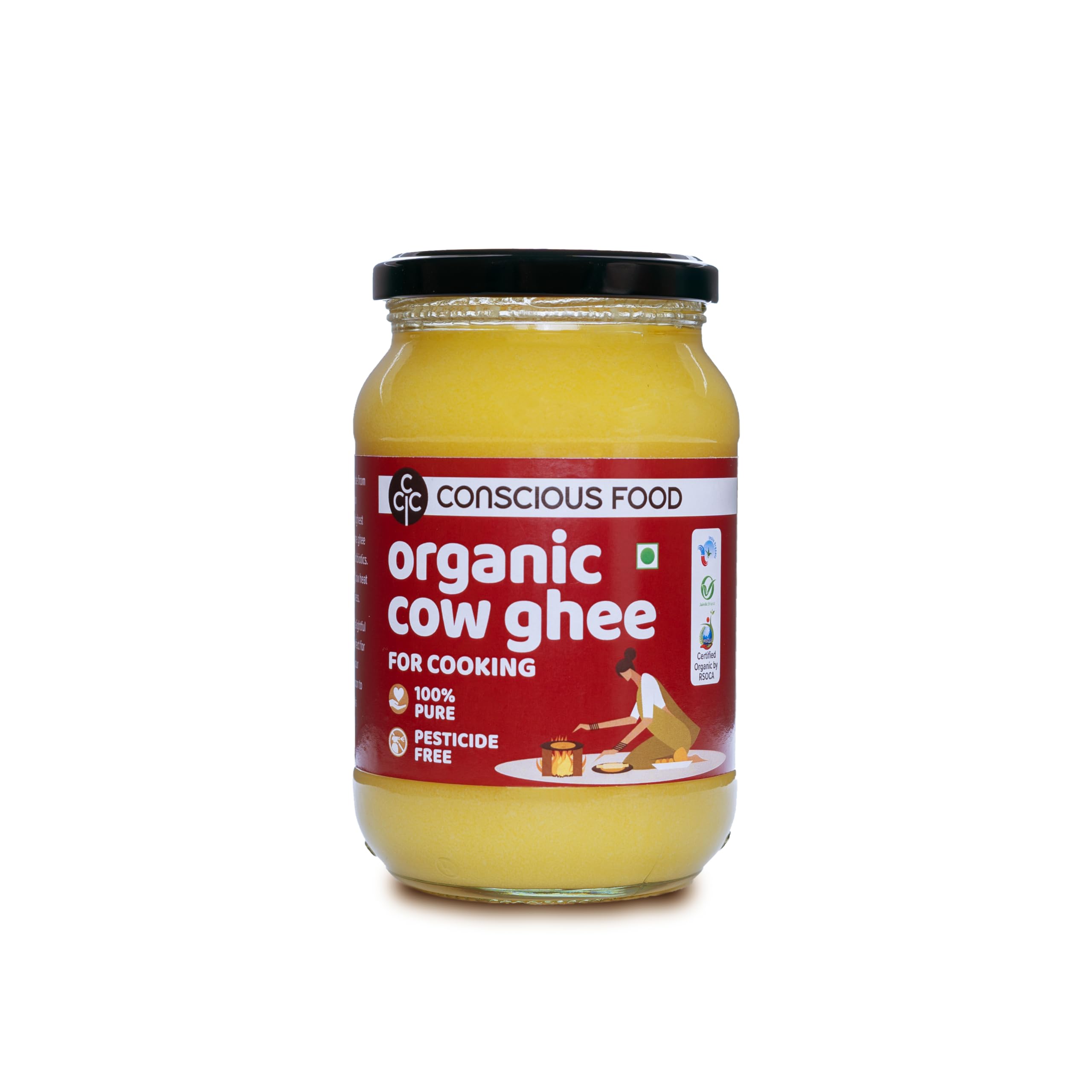 CONSCIOUS FOOD ORGANIC GHEE 500ML
