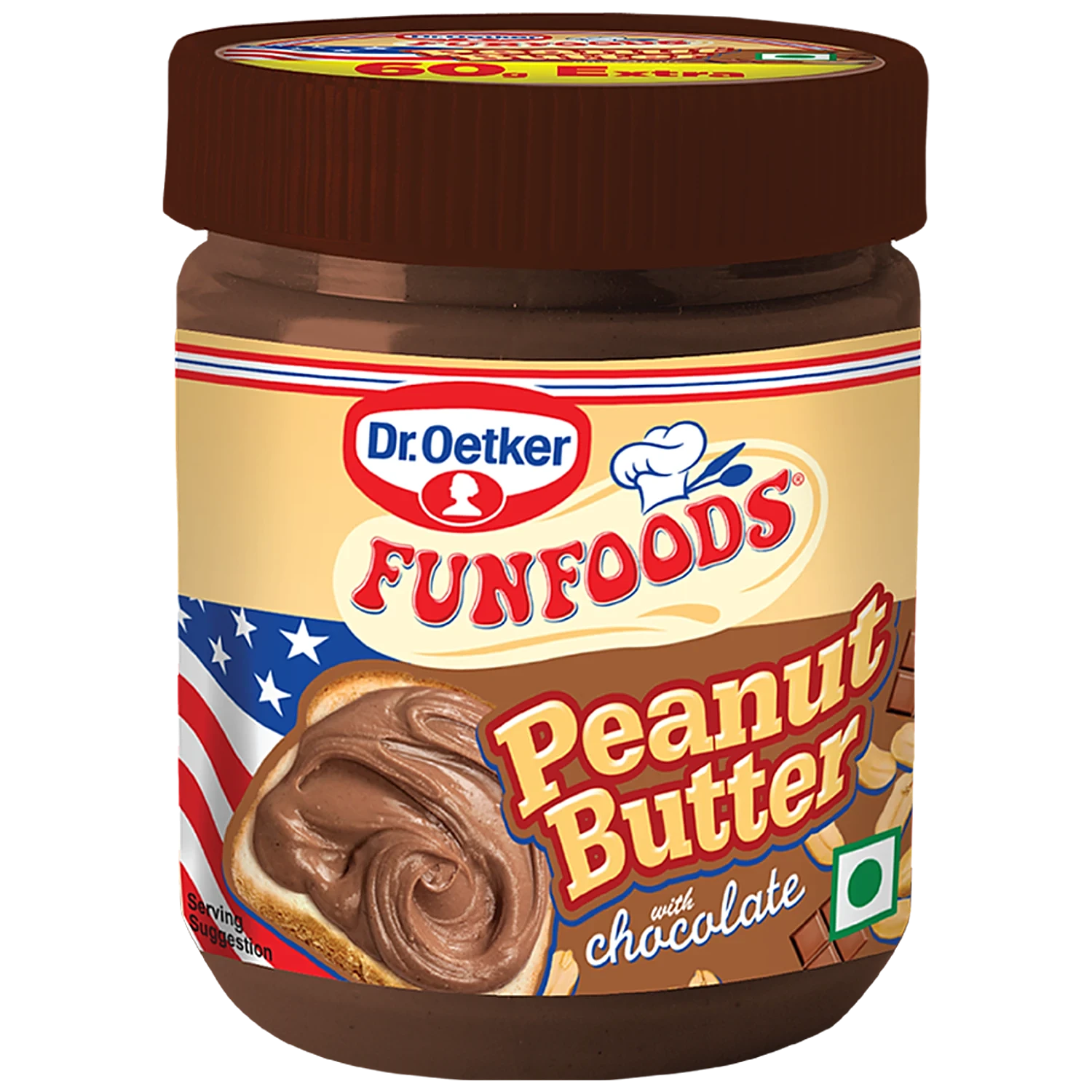 DR. OETKER PEANUT BUTTER CHOCOLATE CREAMY 400 G