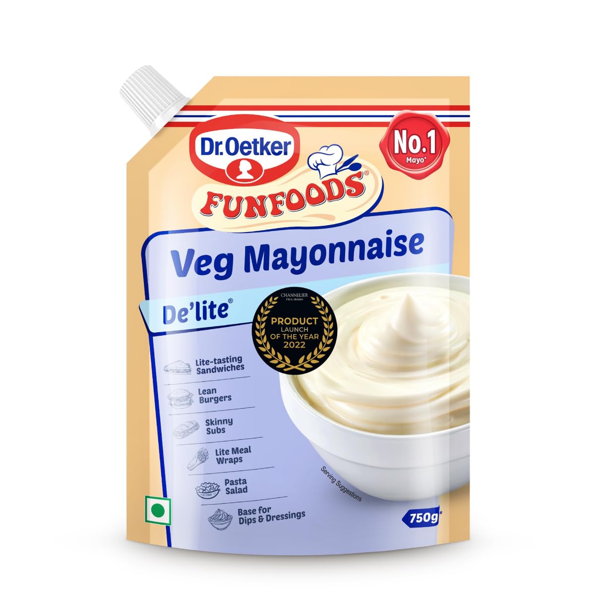 DR. OETKER VEG MAYO DELIGHT 800 G