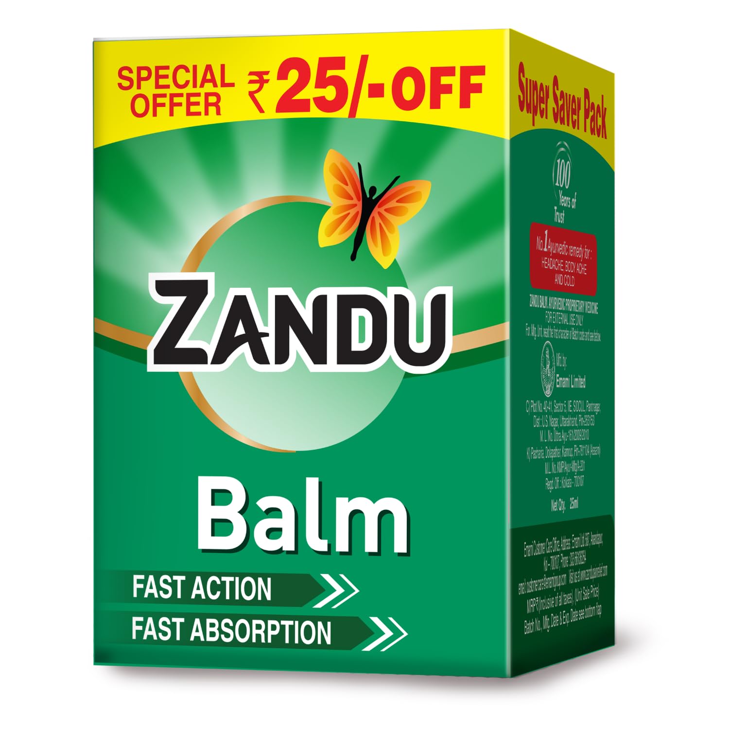 ZANDU BALM 25 ML