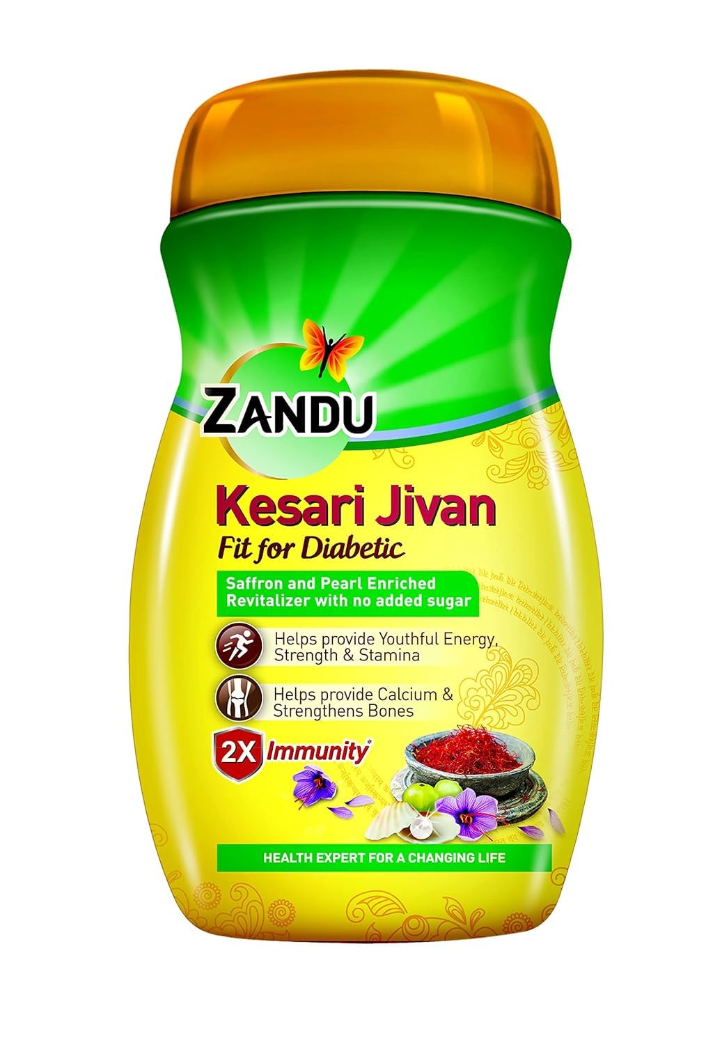 ZANDU KESARI JIVAN SUGARFREE 450 GM
