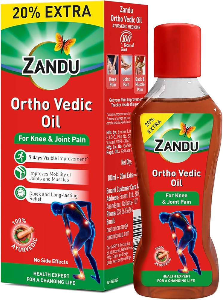 ZANDU ORTHO VEDIC OIL 100 ML+20%