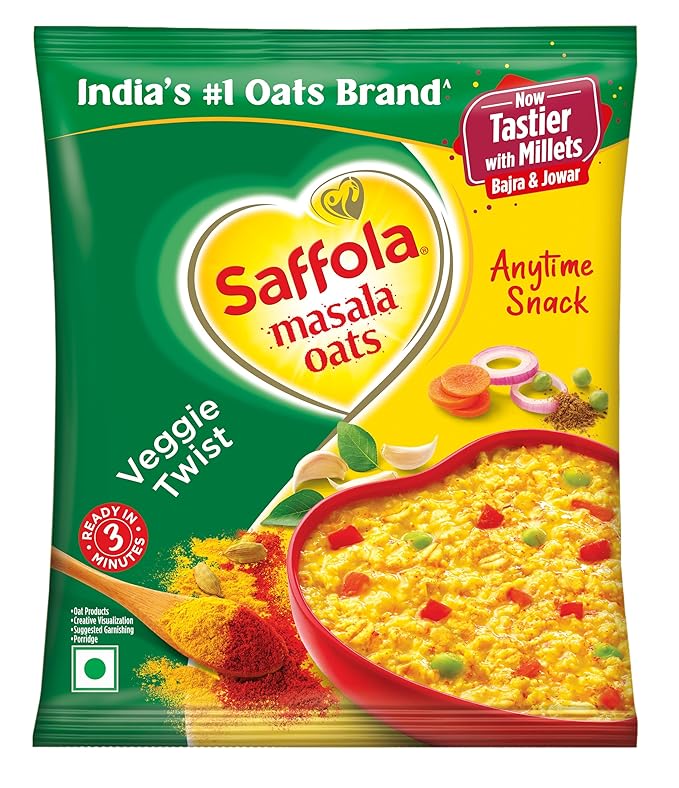 SAFFOLA MASALA OATS VEGGIE TWIST