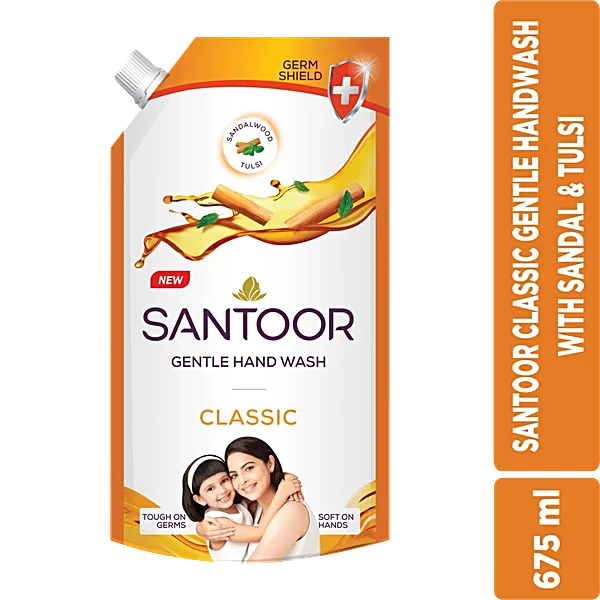 SANTOOR HANDWASH REFILL 675 ML