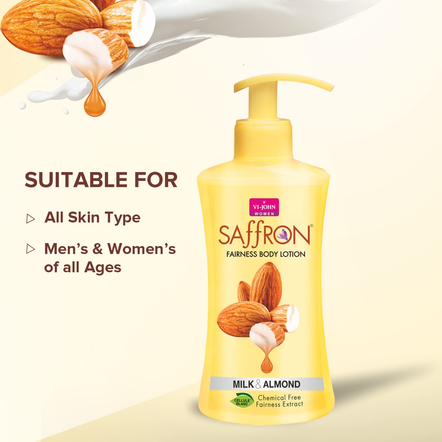 VI JOHN SAFFRON BODY LOTION