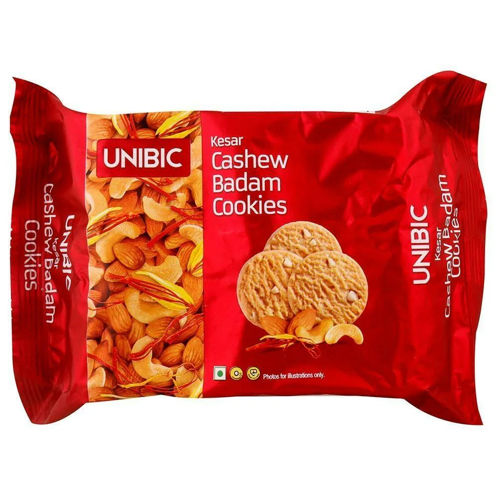 UNIBIC KESAR CESHEW BADAM COOKIES 200 G