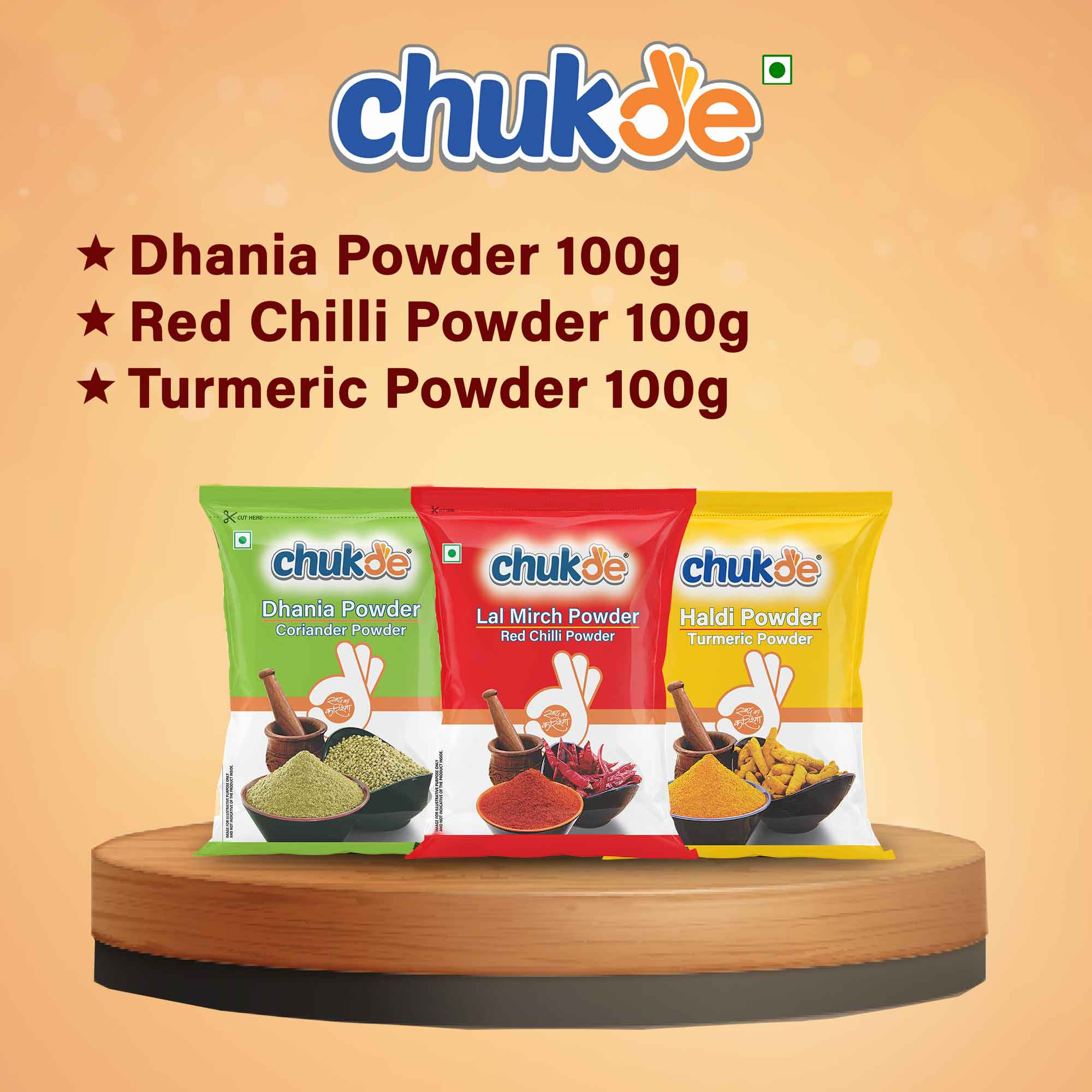 CHUKDE COMBO PACK 100 GM EACH