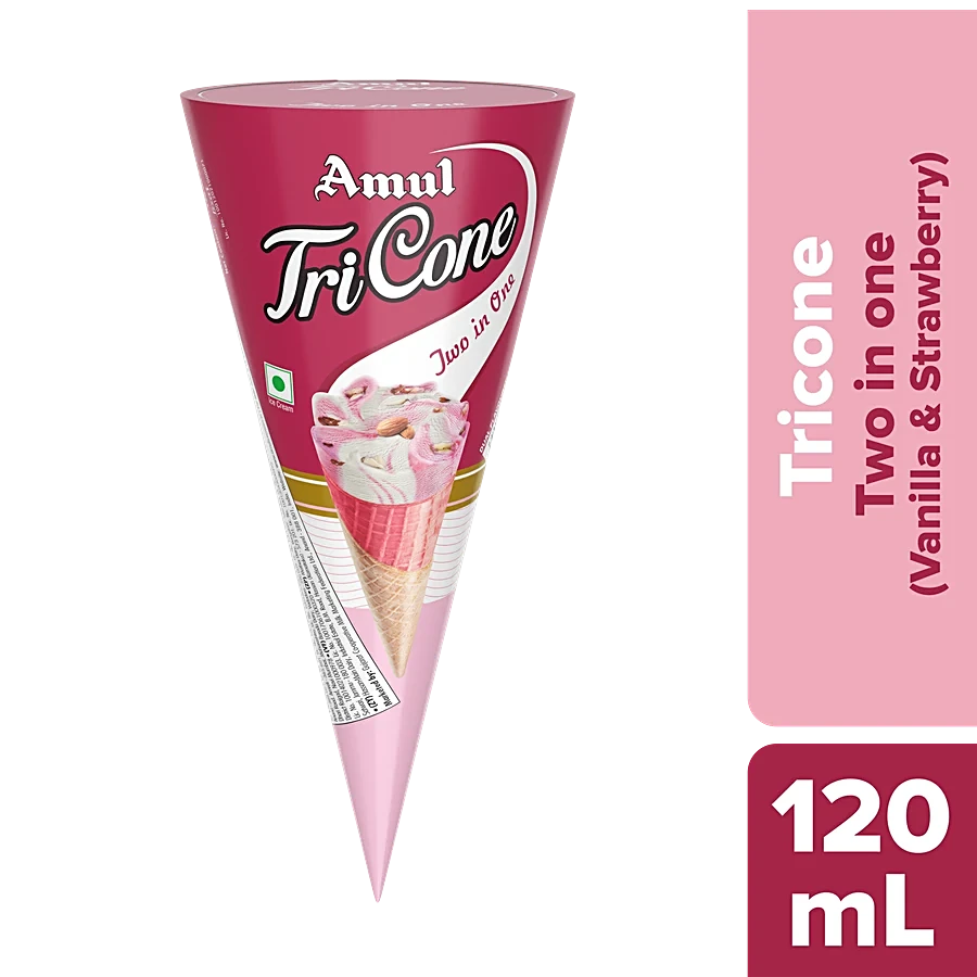 AMUL IC TRICONE TWO IN ONE 120ML