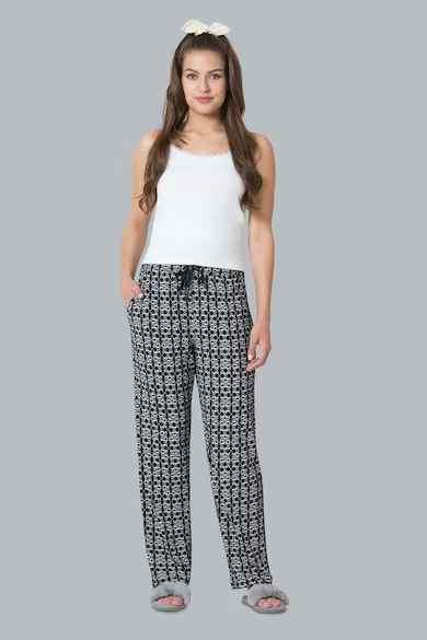 VAN HEUSEN WOMAN BLACK AZTEC PYJAMA (M)