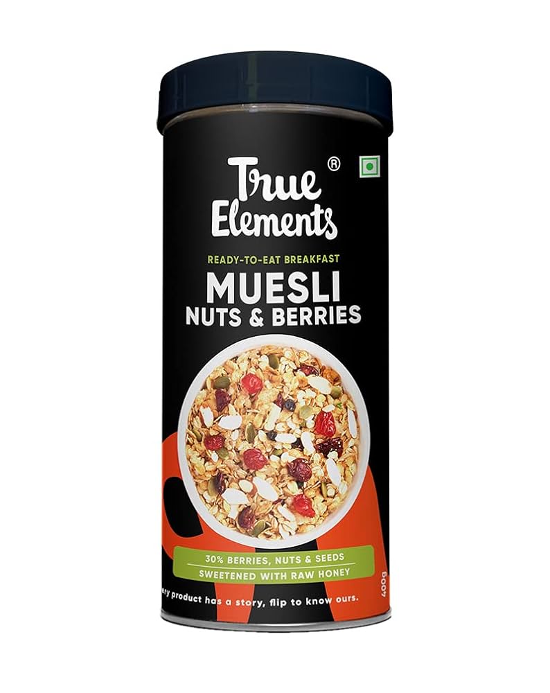 TRUE ELEMENT MUESLI NUTS & BERRIES